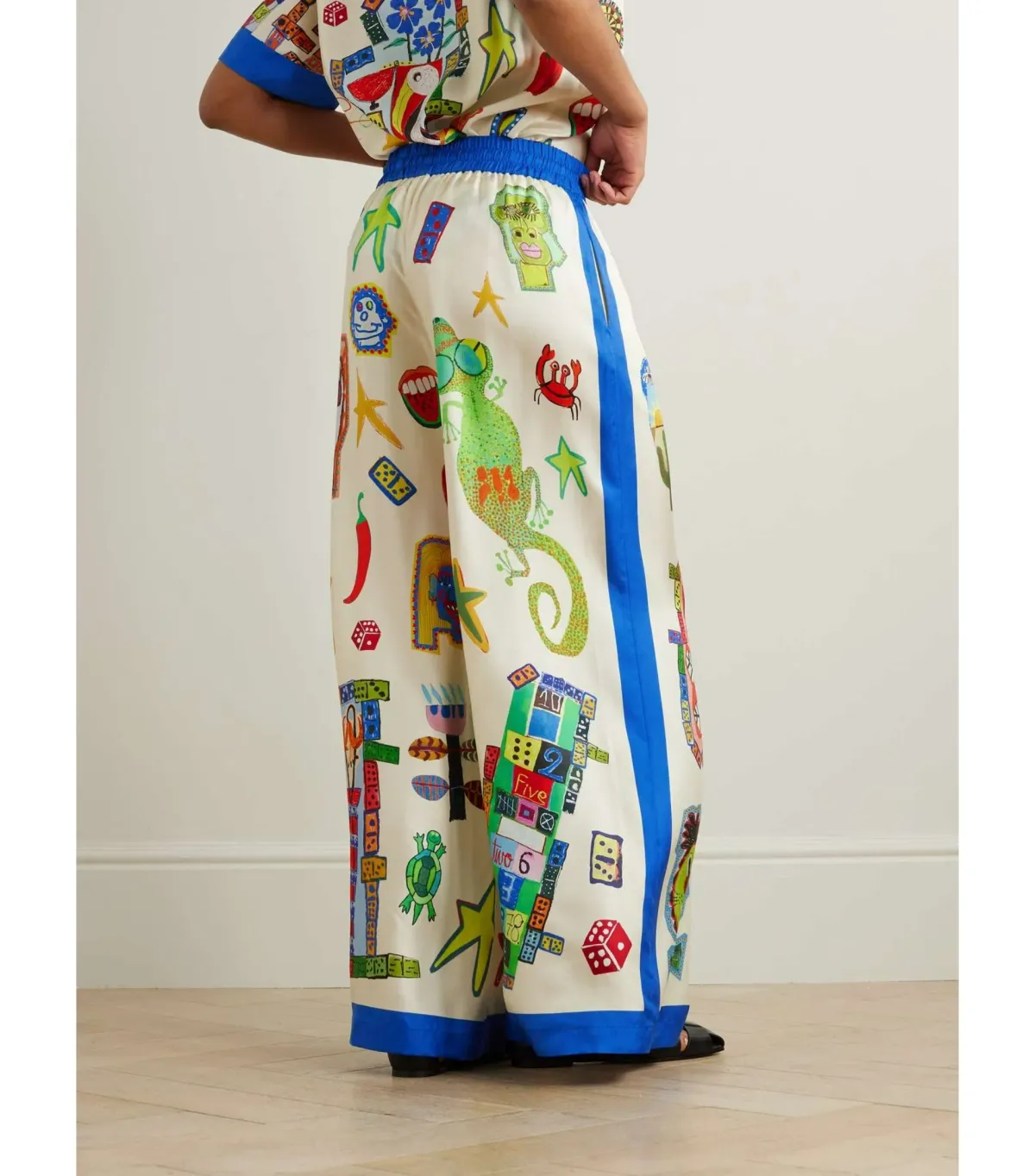 Alemais Rollers Shirt And Pants Set Print Size AU 10 - Image 4