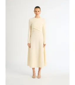 Sheike Surrender Midi Dress Neutral Size AU 10 for rent on The Volte - image 1