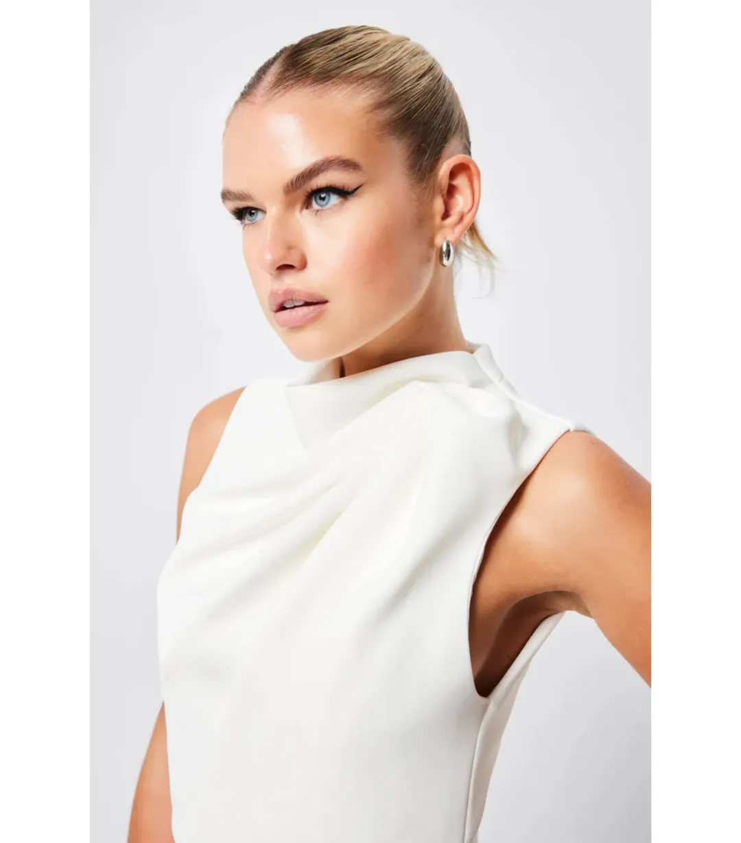 Mossman Cosmic Maxi Dress in Ivory Size AU 10 for rent on The Volte - main image