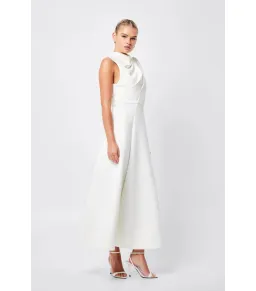 Mossman Cosmic Maxi Dress in Ivory Size AU 10 for rent on The Volte - image 3