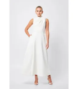 Mossman Cosmic Maxi Dress in Ivory Size AU 10 for rent on The Volte - image 1