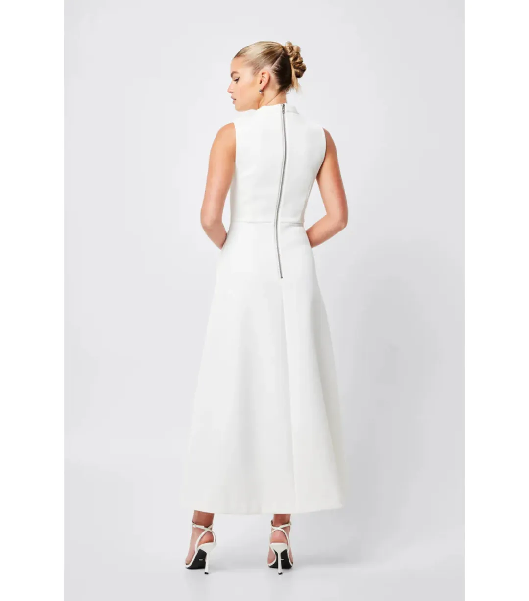 Mossman Cosmic Maxi Dress in Ivory Size AU 10 for rent on The Volte - main image