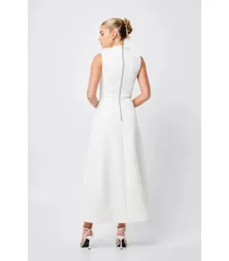 Mossman Cosmic Maxi Dress in Ivory Size AU 10 for rent on The Volte - image 4