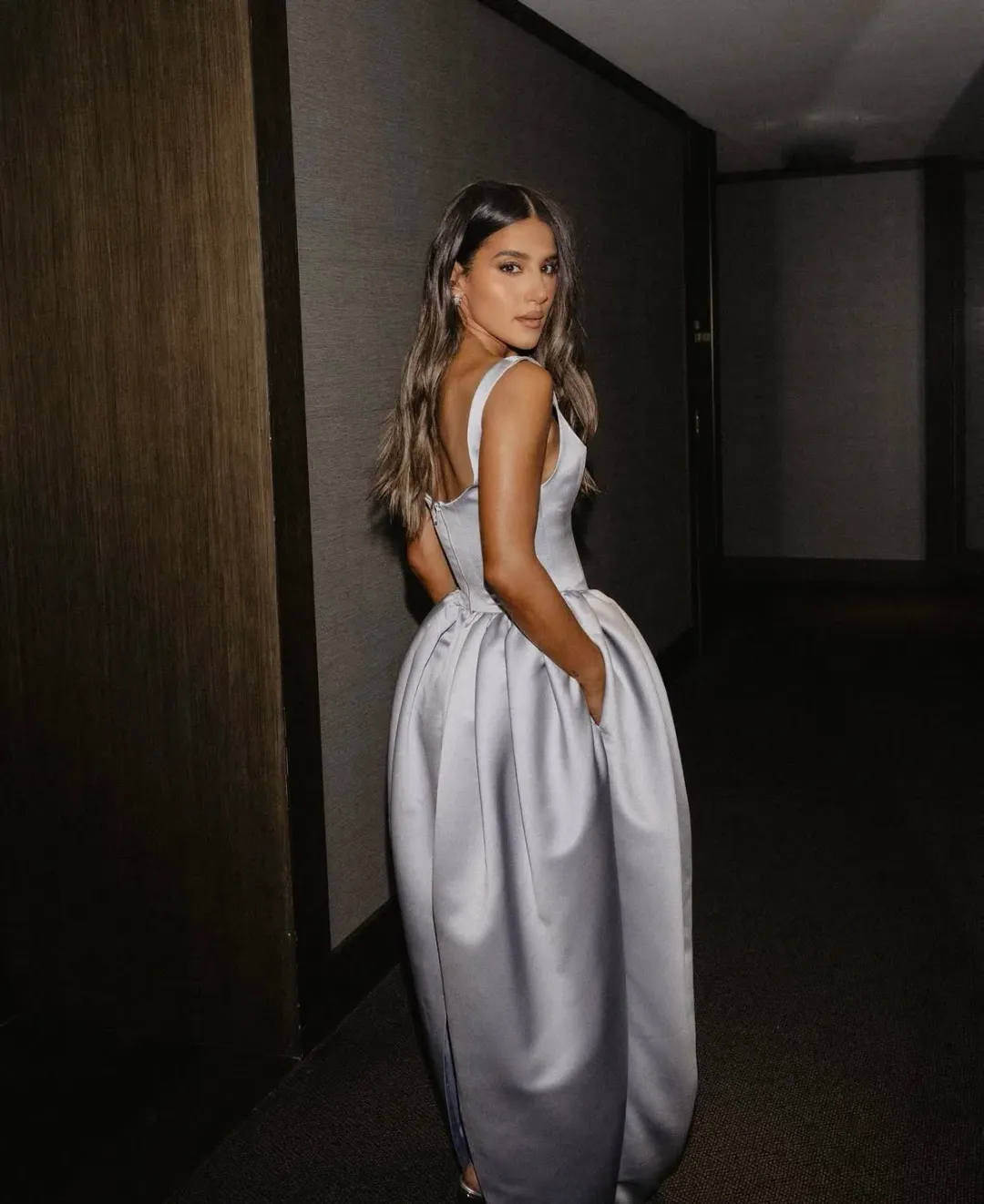 Effie Kats Florentino Gown Pale Blue Size S / AU8 for rent on The Volte - main image