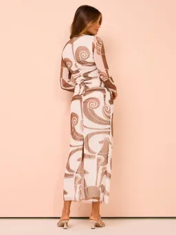 Roame Bazaar Maxi Dress in Roaming Horses Chestnut Size 2 / AU 10 for rent on The Volte - image 3