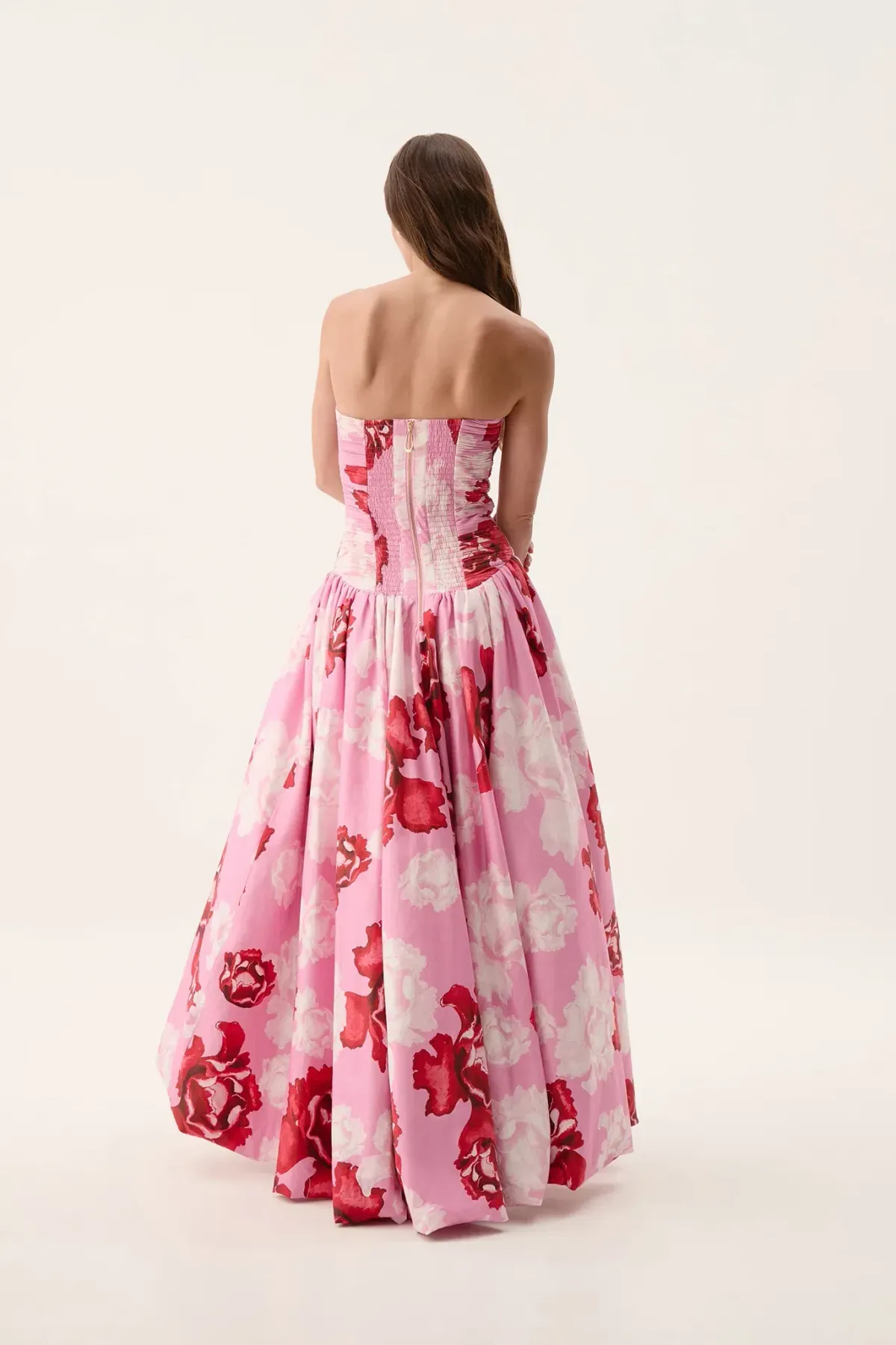 Aje Behold Maxi Dress in Pink Boldly Blooming Size AU 16 - Image 3