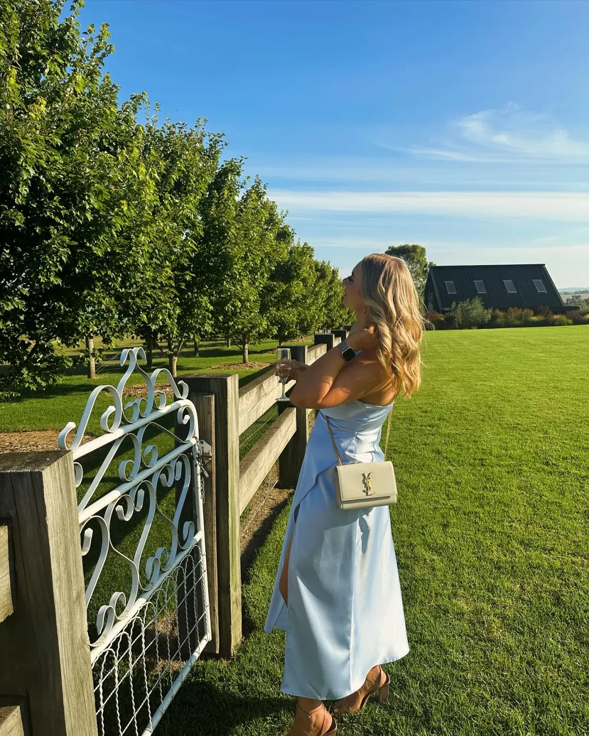 One Fell Swoop Carrie Midi Dress in Periwinkle Size 10 - Image 7