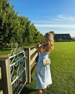 One Fell Swoop Carrie Midi Dress in Periwinkle Size 10 for rent on The Volte - image 7