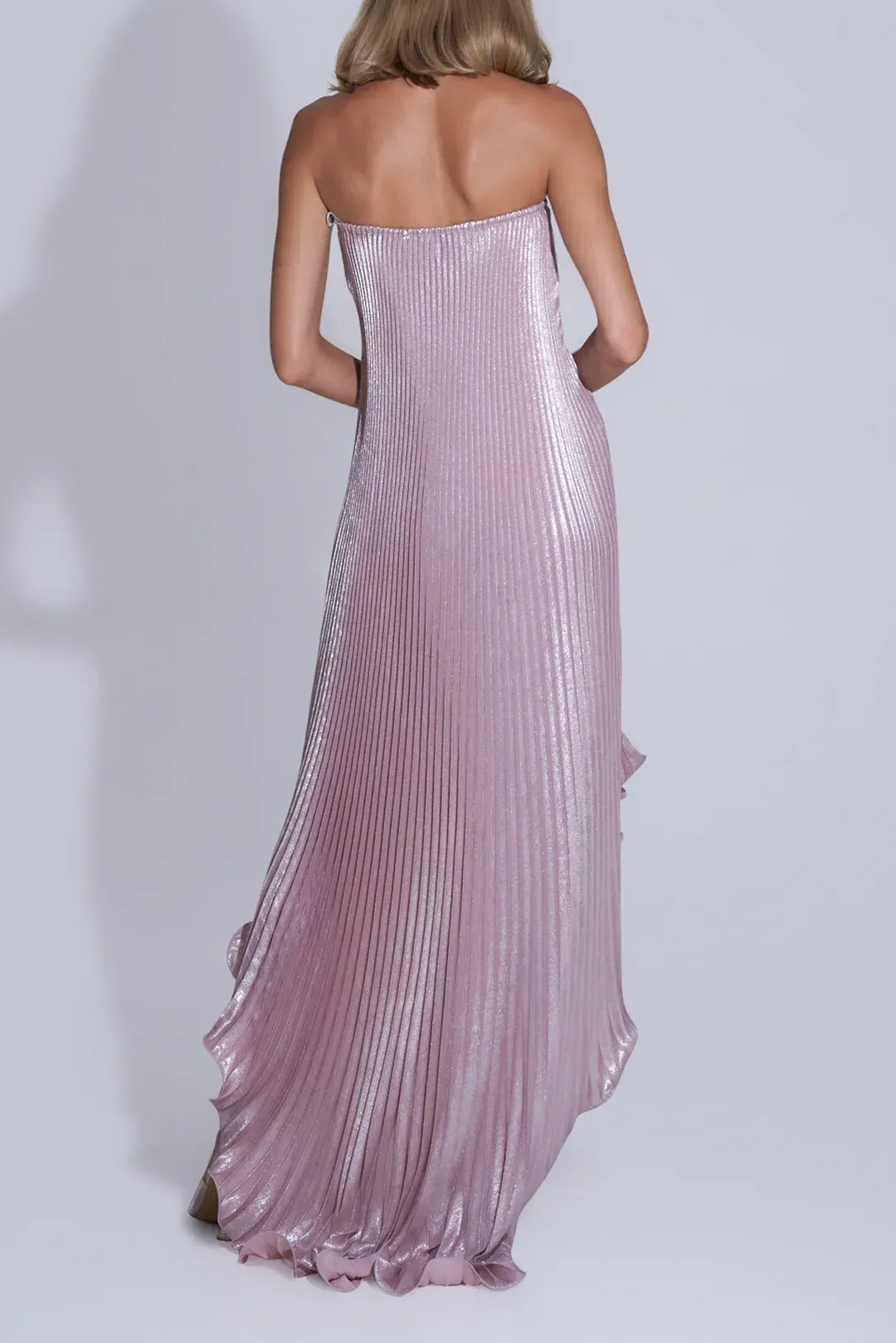 L'Idee Feminite Gown in Dusty Shimmer Size 12 for rent on The Volte - main image