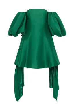 Aje Incarnation Mini Dress Emerald Size AU 8 for rent on The Volte - image 3