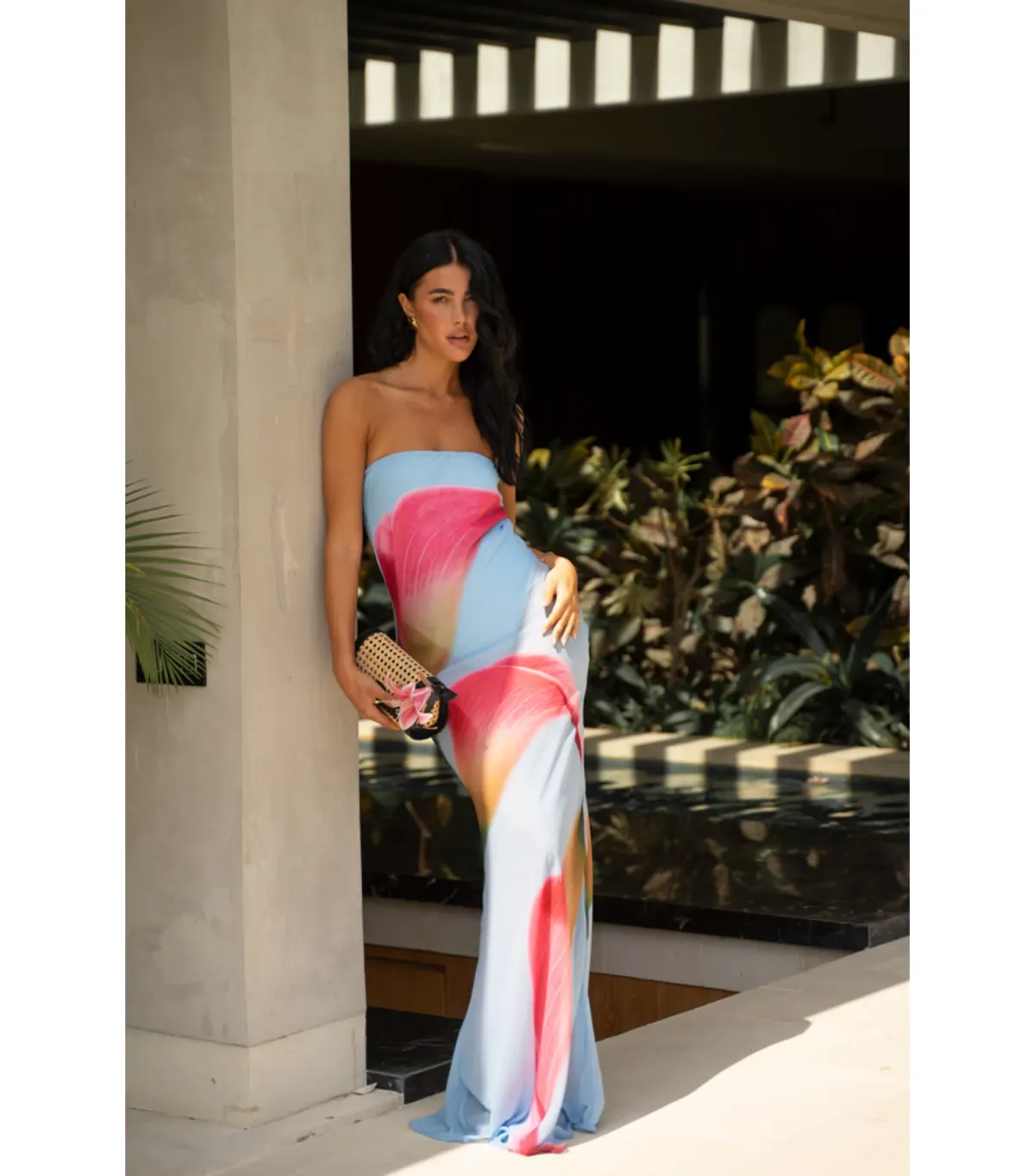 HNTR the label Alessia Maxi Dress Calla Size AU 6 - Image 1