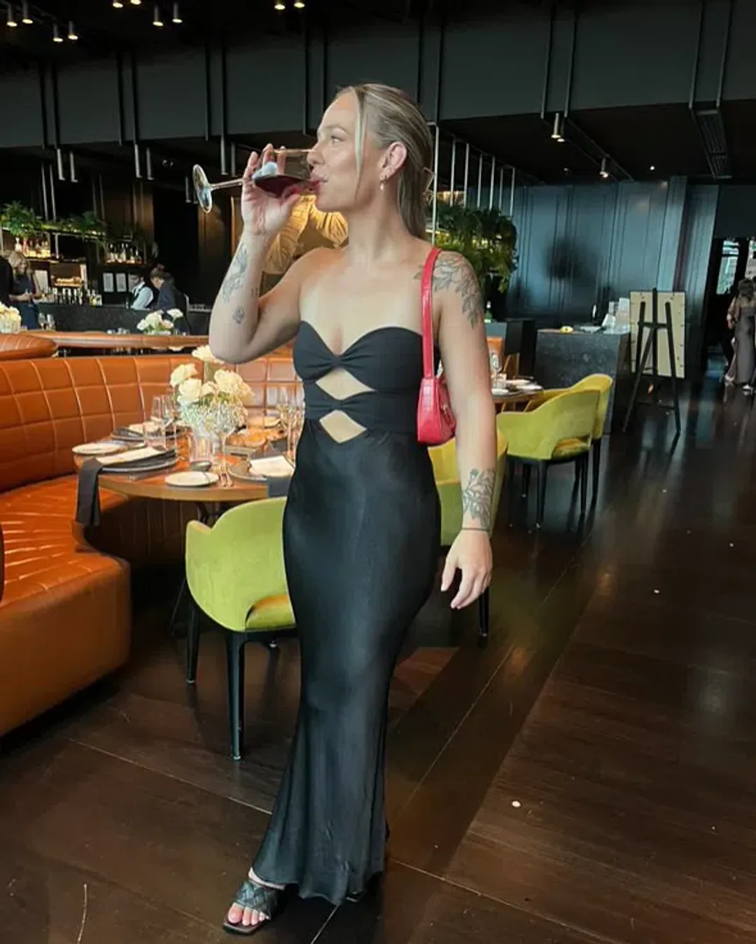 Bec & Bridge Halle Dress in Black Size AU 8 for rent on The Volte - main image