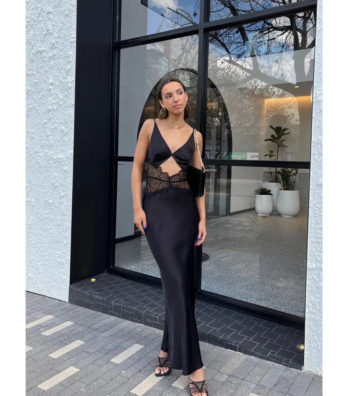 Bec & Bridge Camille Dress in Black Size AU 8 for rent on The Volte - main image