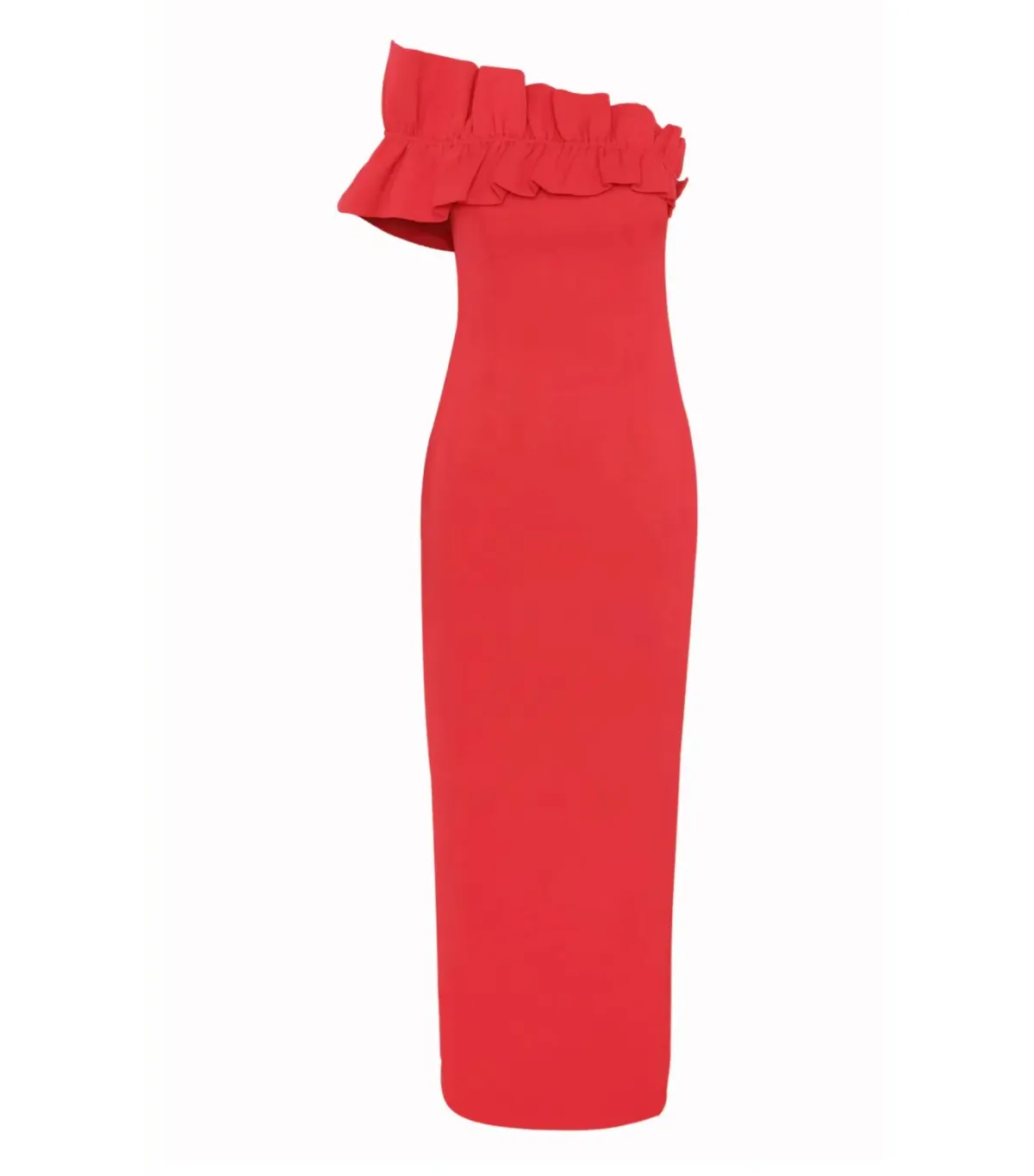 Mossman Soft Spoken Midi Dress Red Size AU 8 - Image 8