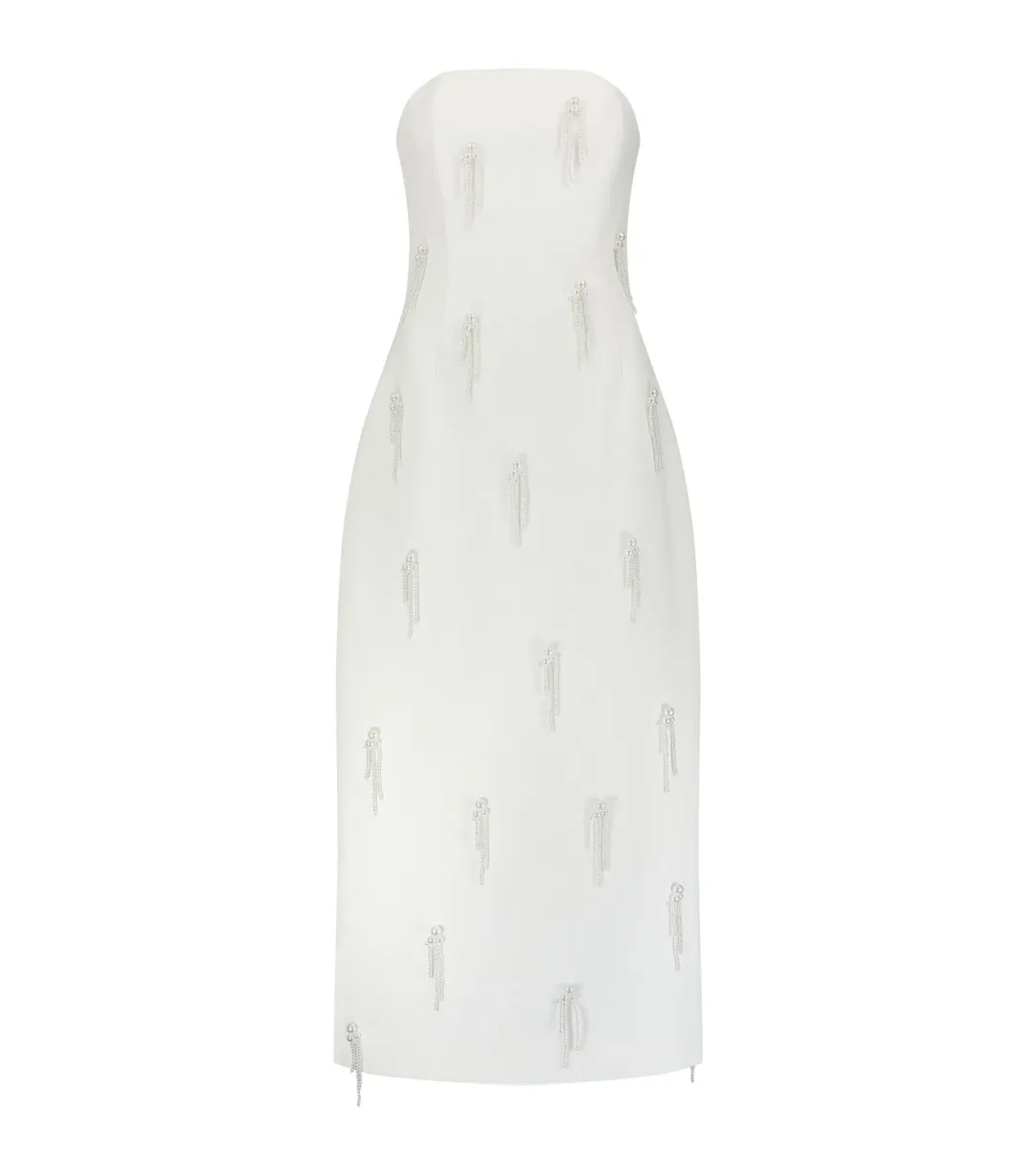 Odd Muse The Ultimate Muse Embellished Midi Dress White Size XS / AU 6 for rent on The Volte - main image