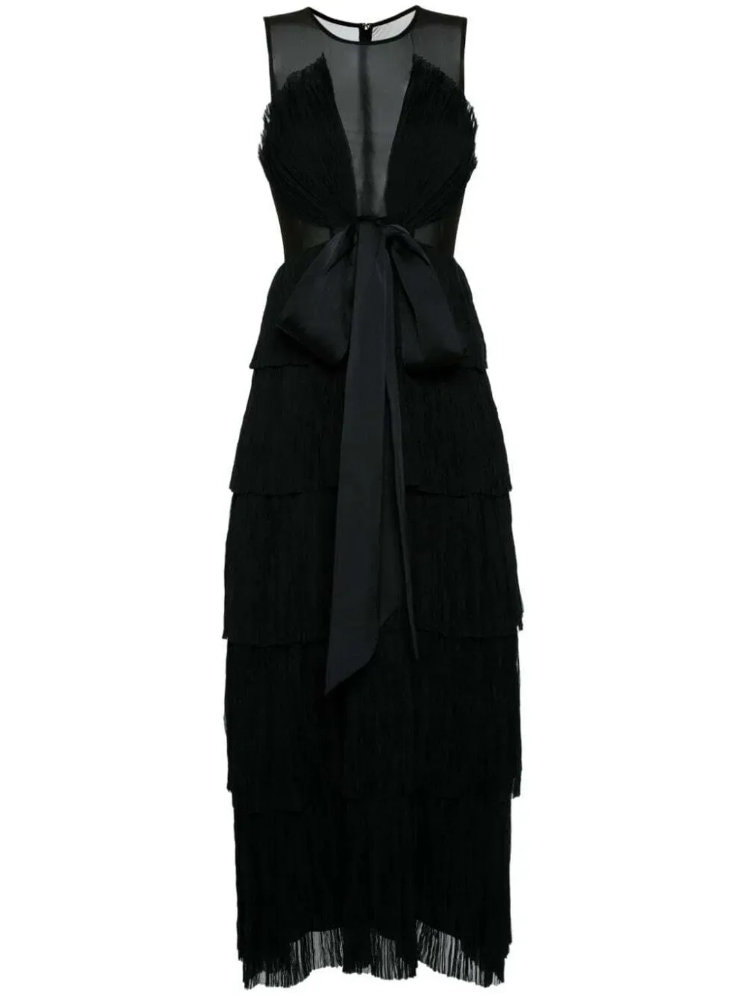 Aje Escapist Maxi Dress in Black Size AUS 6 for rent on The Volte - main image