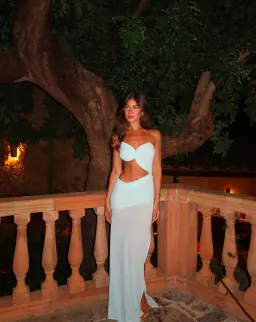 Natalie Rolt Dahlia Dress Baby Blue Size 0 / AU 6 for rent on The Volte - image 4