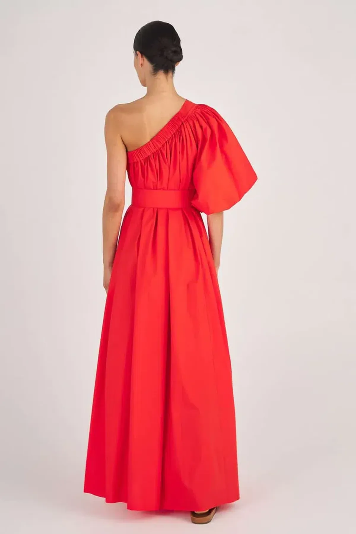 Oroton One Shoulder Dress in Red Size AU 10 - Image 3
