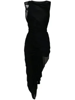Christopher Esber Galathea Asymmetrical Maxi Dress Black Size XS / AU 6 for rent on The Volte - image 4