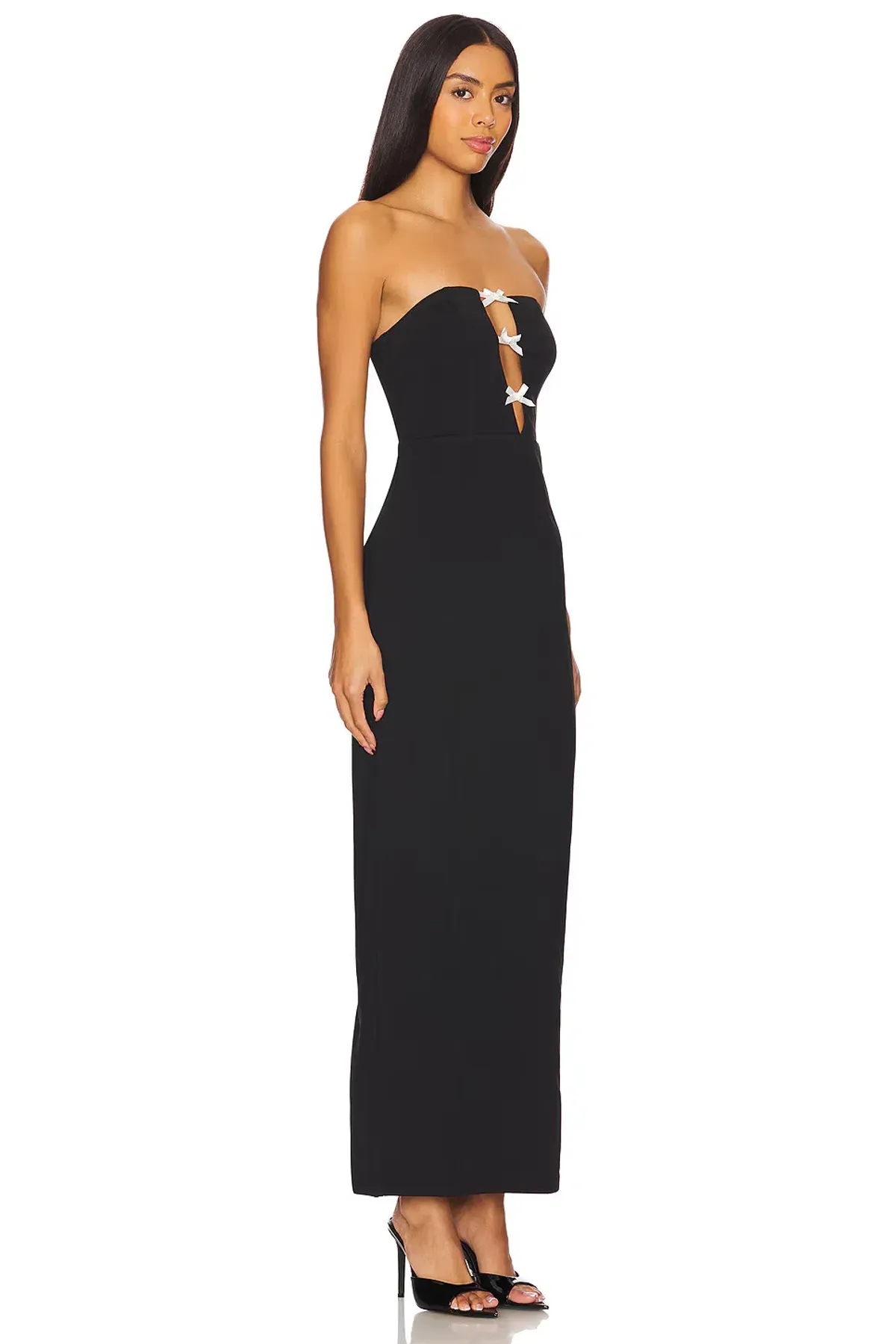 More To Come Kariana Strapless Gown Black Size XS / AU 6 - Image 2