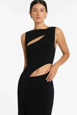 Sir The Label Nadja Cut Out Maxi Dress Black Size 0P / 6 Petite for rent on The Volte - image 2