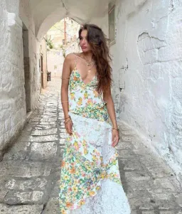 For Love and Lemons Rosalyn Maxi Dress Marigold Floral Size 8 for rent on The Volte - image 4