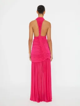 Christopher Esber Orion Gown in Magenta Size 8 for rent on The Volte - image 3