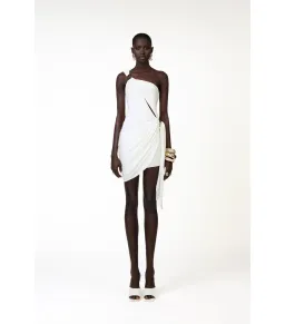 Khanums Klex Mini Dress Ivory Size AU 8 for rent on The Volte - image 1