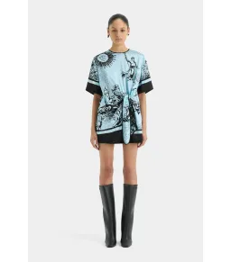 Sir the Label The Dreamwood Mini Dress in Brise Soleil Size AU 12 for rent on The Volte - image 1