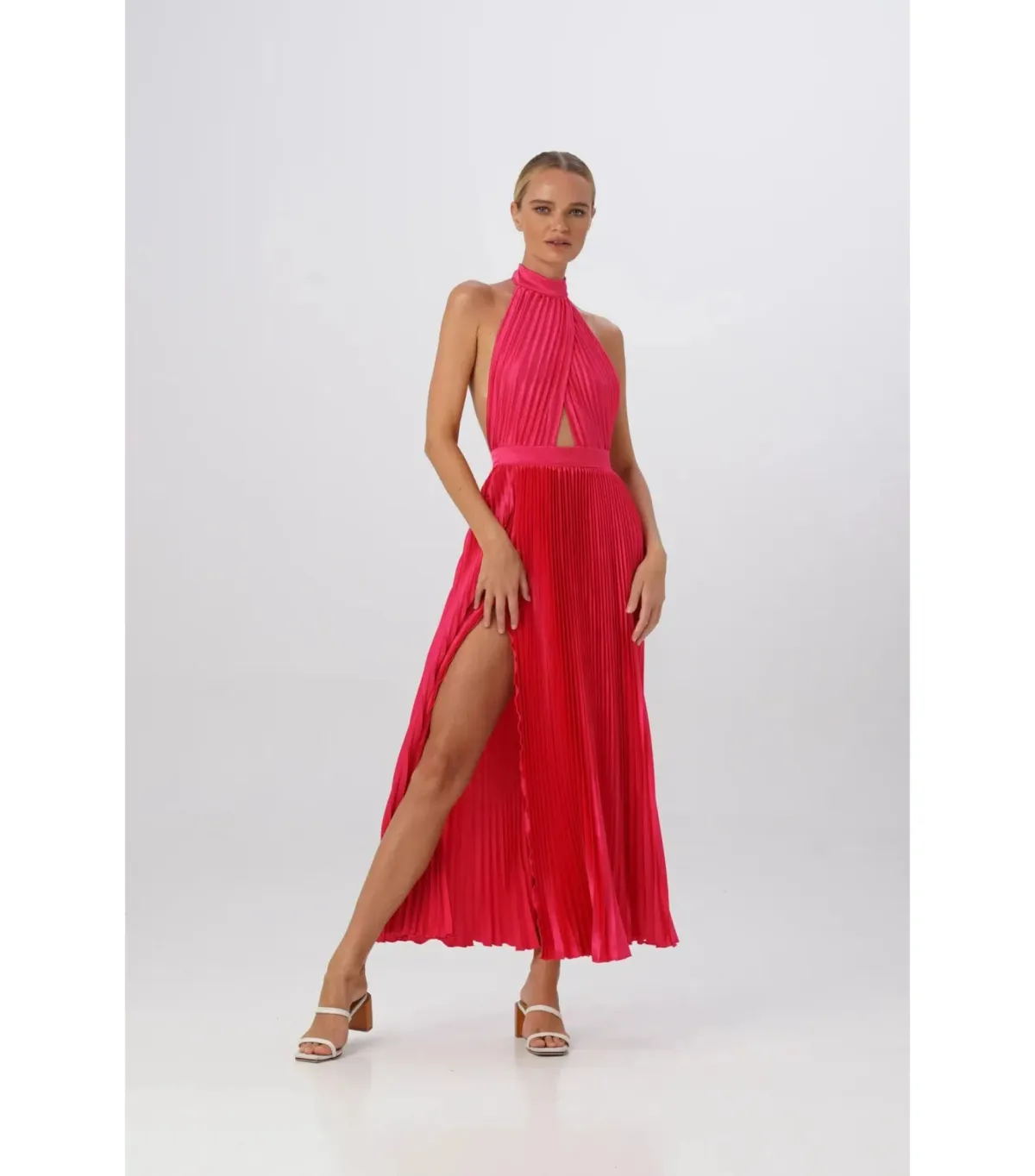 L'Idee Woman Renaissance Gown in Punch Size AU 12 - Image 1