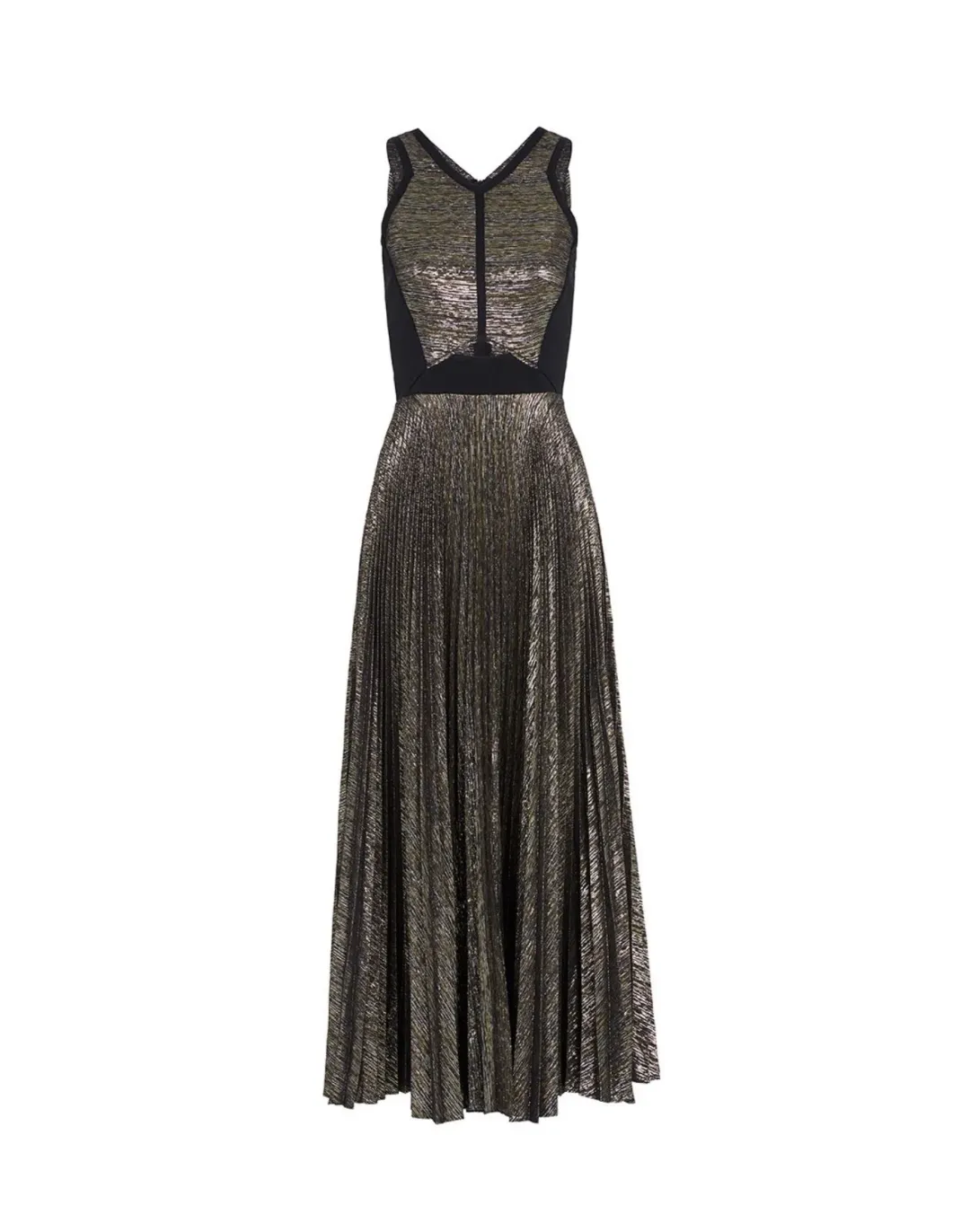 Sass & Bide Cultural Diffuse Dress Gold Metallic Size 8 for rent on The Volte - main image