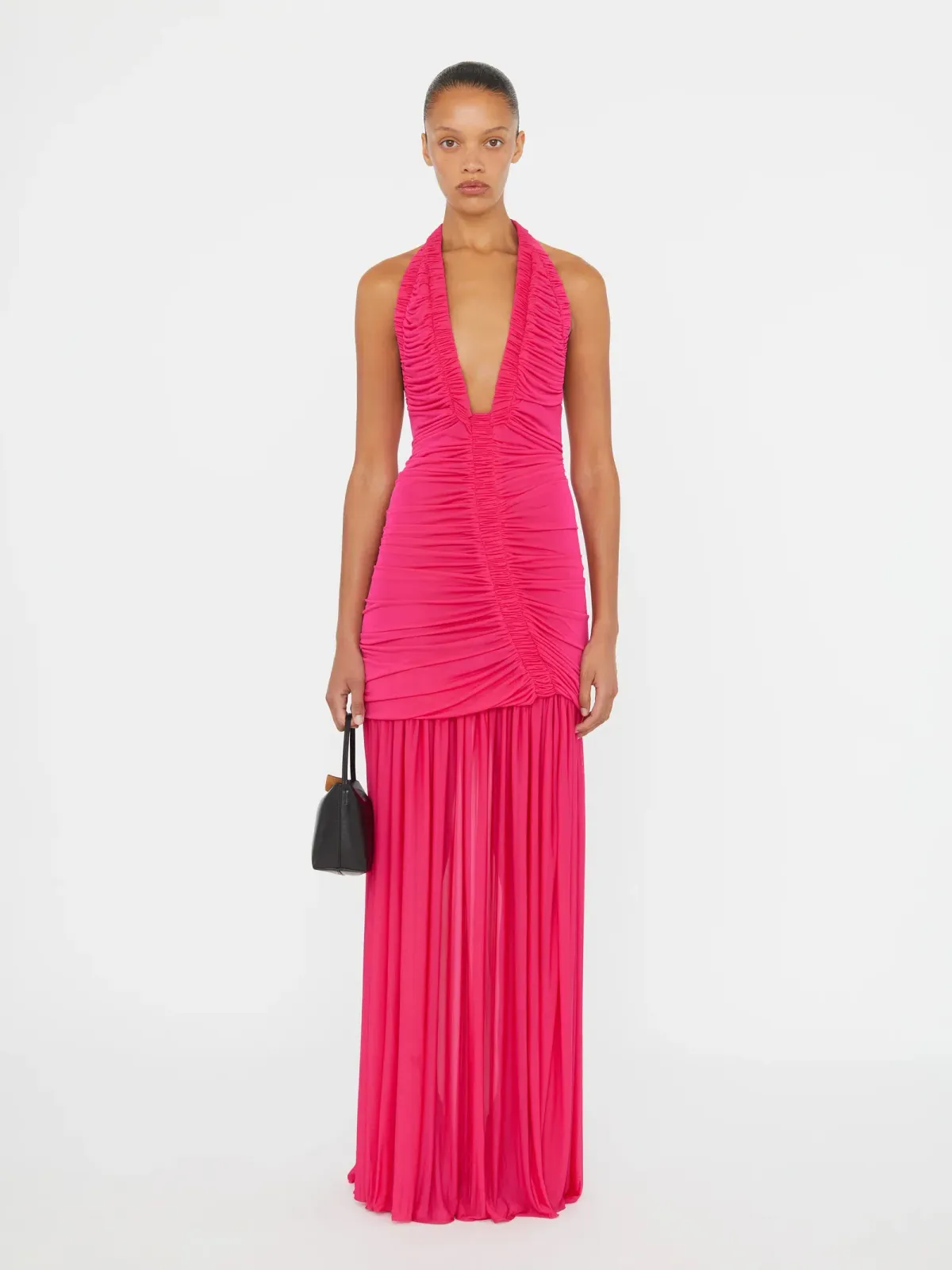 Christopher Esber Orion Gown Magenta Pink Size 8 - Image 1