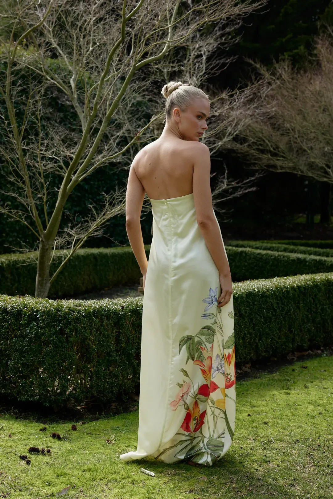 Aston Studio Lucie Buttermilk Fleur Size 8 for rent on The Volte - main image