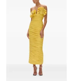 Rachel Gilbert Jensen Dress Yellow Size 2/Au 10 for rent on The Volte - image 3