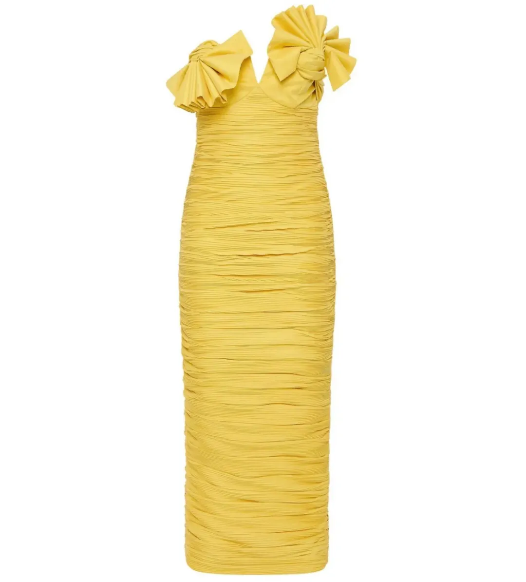 Rachel Gilbert Jensen Dress Yellow Size 2/Au 10 for rent on The Volte - main image