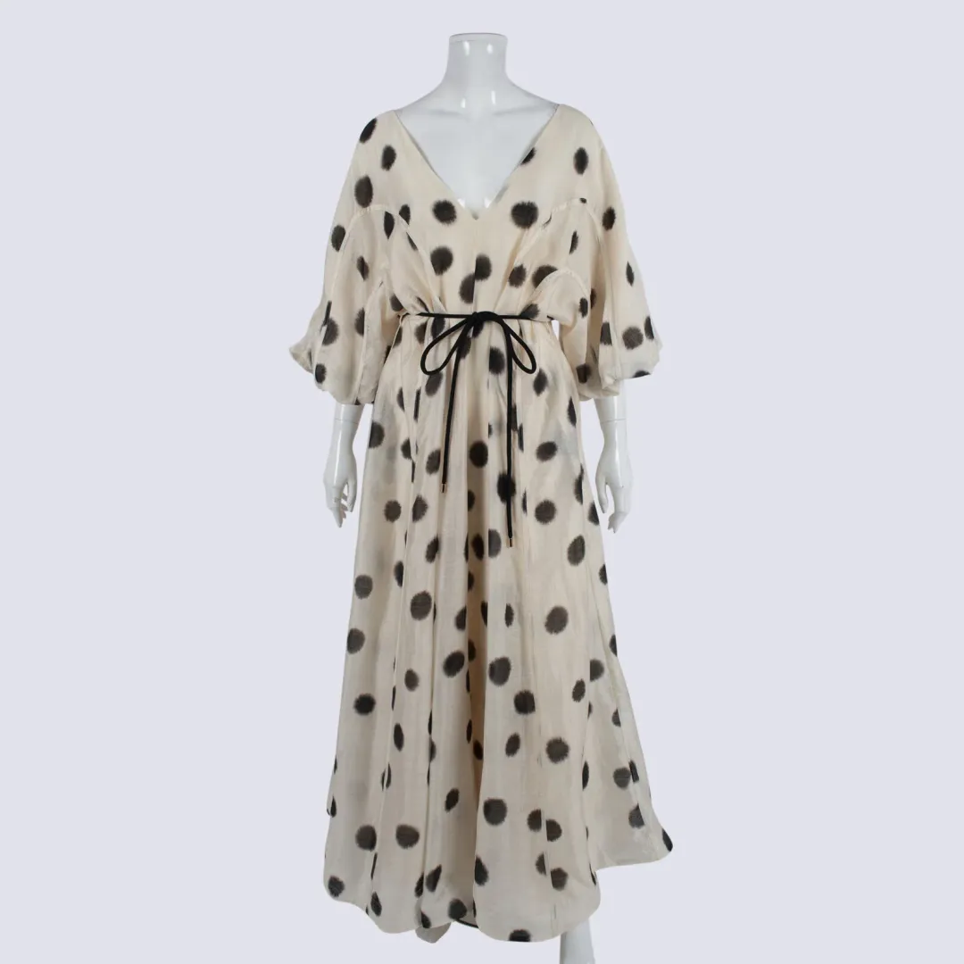 Sheike Audrey spot mesh maxi dress size 18 for rent on The Volte - main image