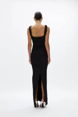 Rachel Gilbert Rhodes Gown Black 2025 Collection Size 14 for rent on The Volte - image 2