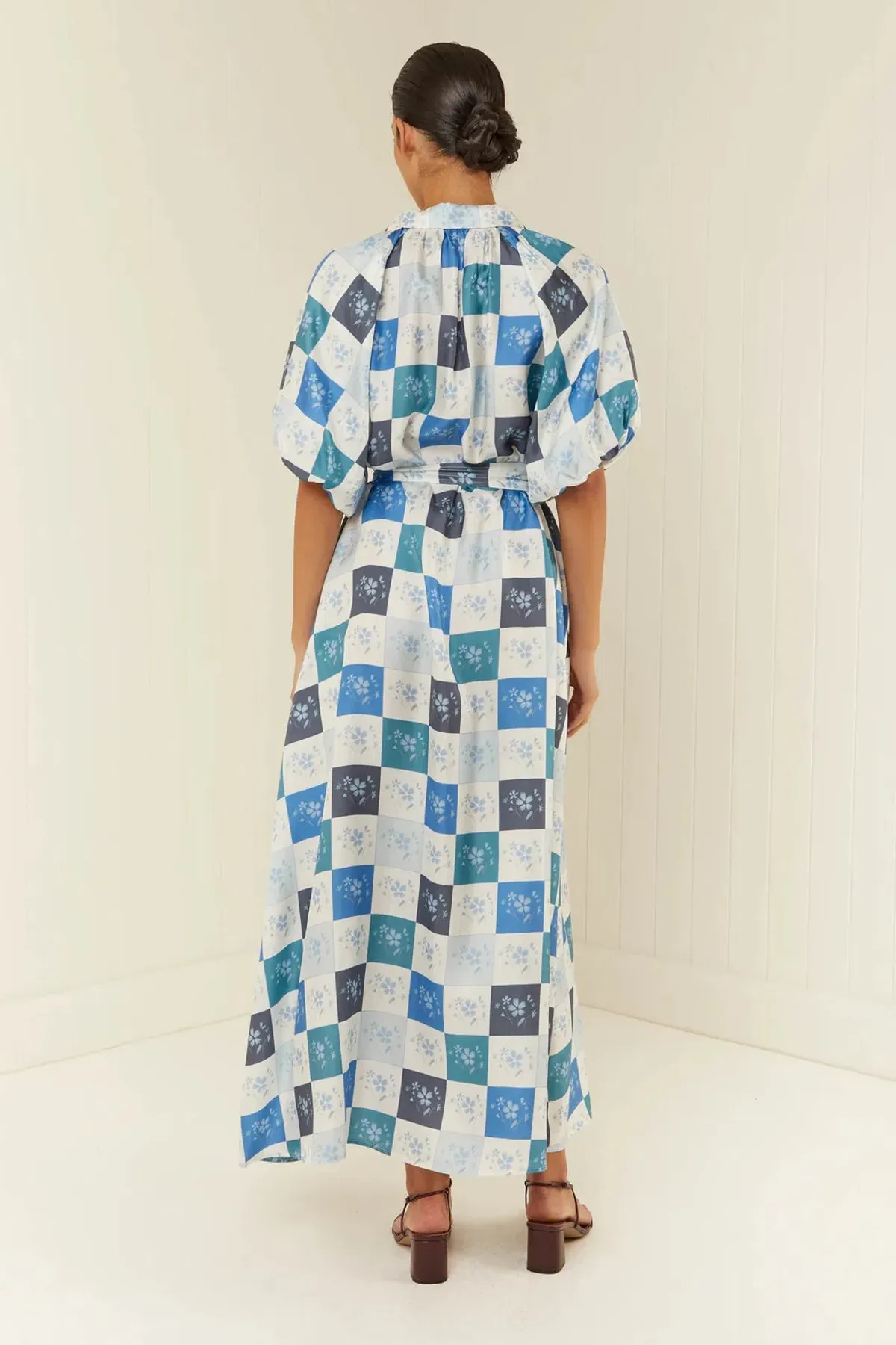 Palm Noosa Carla Shirt Dress White/Blue Size 14 - Image 2