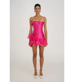 Eliya the Label Jenaya Top Size S and Kerrie Skirt Size XS Set Magenta for rent on The Volte - image 1