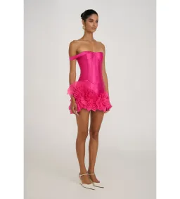 Eliya the Label Jenaya Top Size S and Kerrie Skirt Size XS Set Magenta for rent on The Volte - image 2