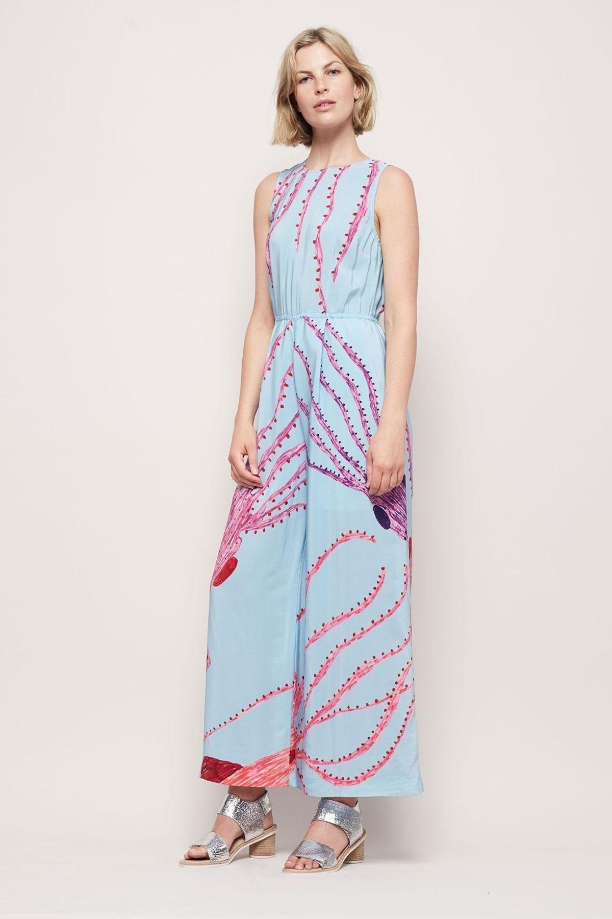 Gorman Giant Squid Silk Pantsuit Print 10 - Image 2