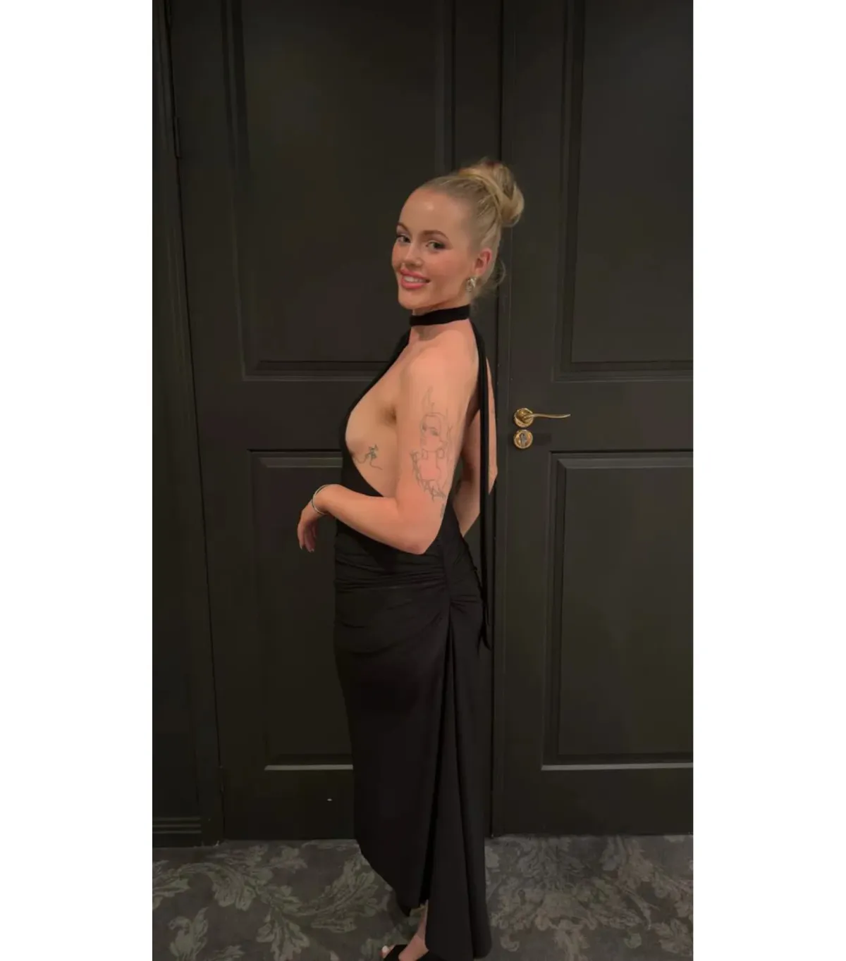 Melani The Label Constantina Dress in Black Size S / AU 8 - Image 3