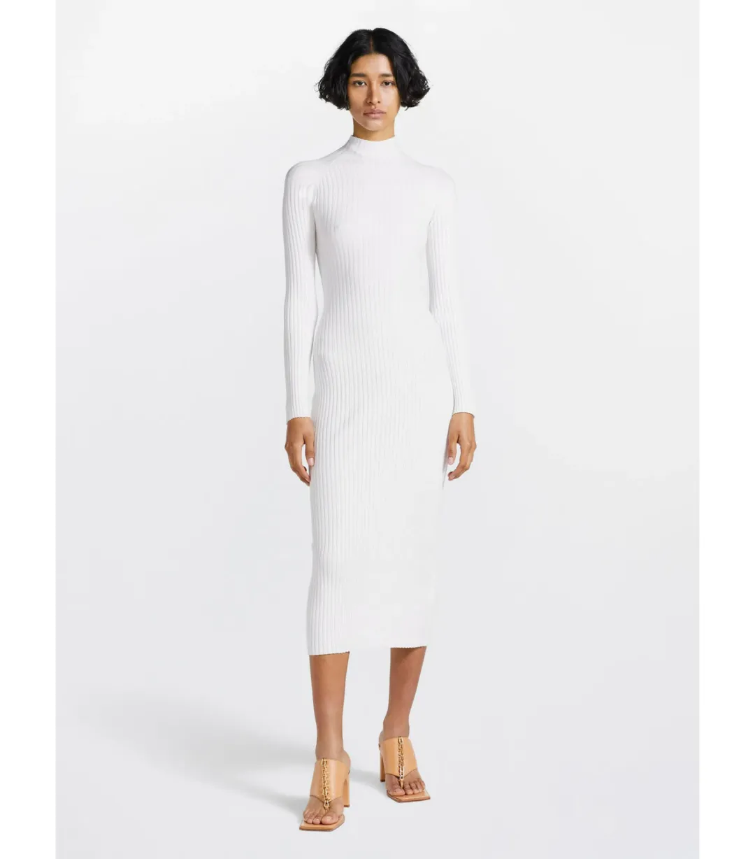 Dion Lee Figure 8 Reversible Dress in White Size S / AU 8 for rent on The Volte - main image