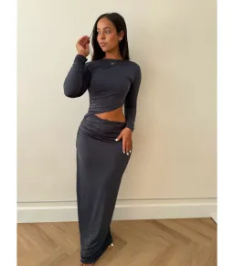 Effie Kats Cara Maxi Dress Thunder Size M / AU 10 for rent on The Volte - image 3