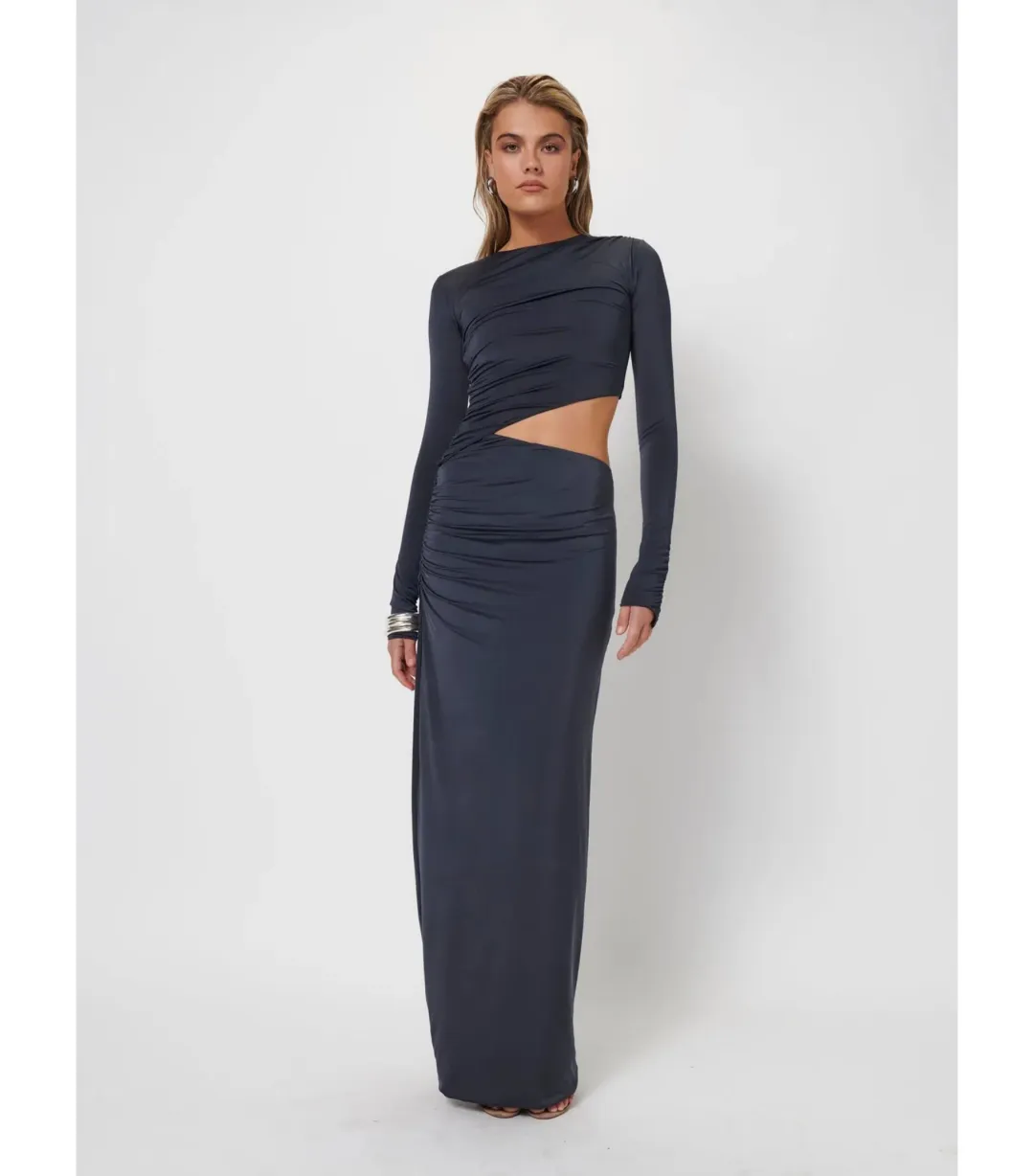 Effie Kats Cara Maxi Dress Thunder Size M / AU 10 for rent on The Volte - main image