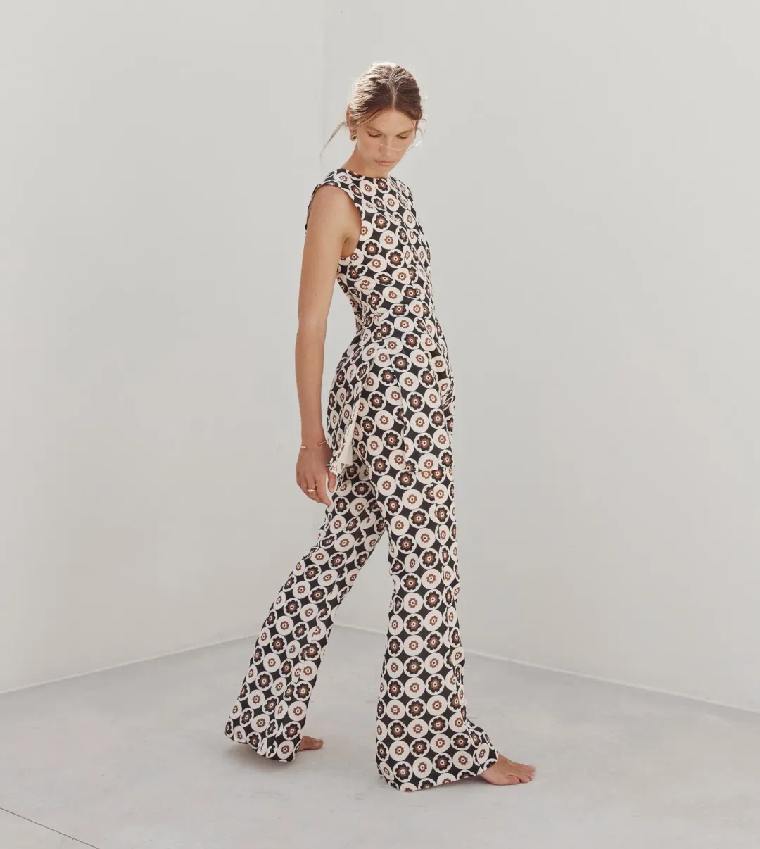 Dissh Dixon Tunic & Pant Set Floral Size 8 for rent on The Volte - main image