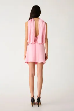 Misha Analia Mini Dress in Fondand Pink Size 6/XS for rent on The Volte - image 3