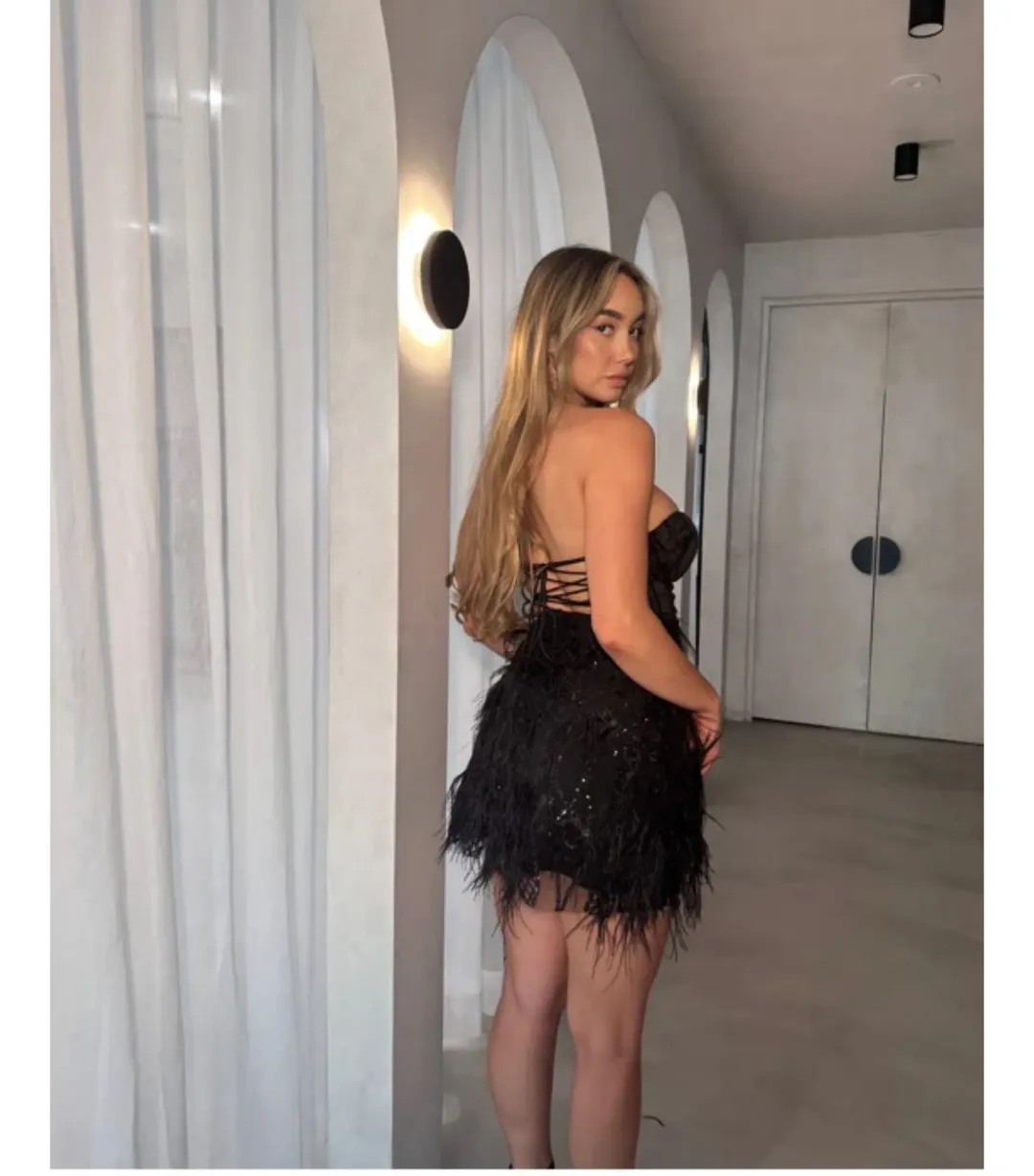 Alamour The Label Cameron Dress Black Size M / AU 10 for rent on The Volte - main image