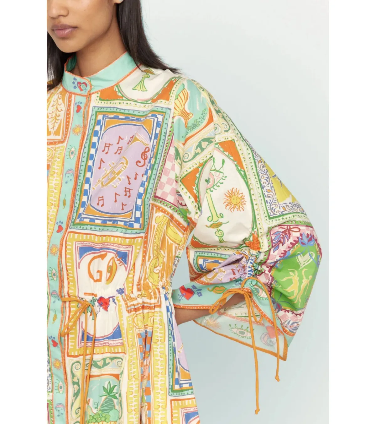 Alemais Holiday Go-to Mini Dress Multi Size AU 10 - Image 2