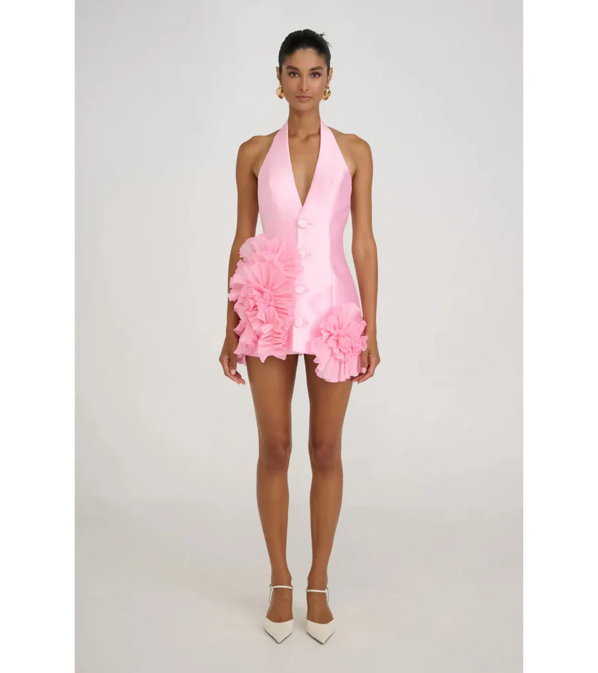 Eliya the Label Belinda Dress Baby Pink Size S / AU 8 - Image 1